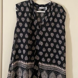 Beautiful Tank Top Blouse Large
